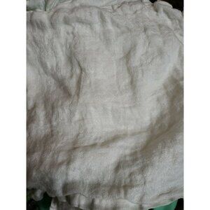 Lot 4 Vtg White Table Napkins 13 inch Square Elegant Floral Damask Formal Decor